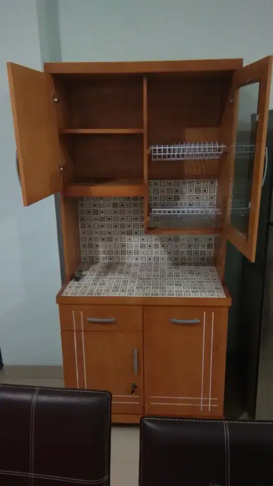 Lemari Sayur / Lemari 2 Pintu Kayu Blokteak 15MM