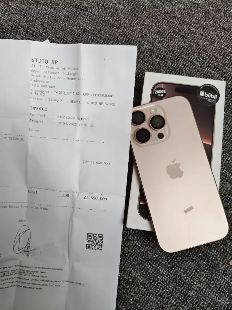 Iphone 16 pro 256 mulus ibox bh 97