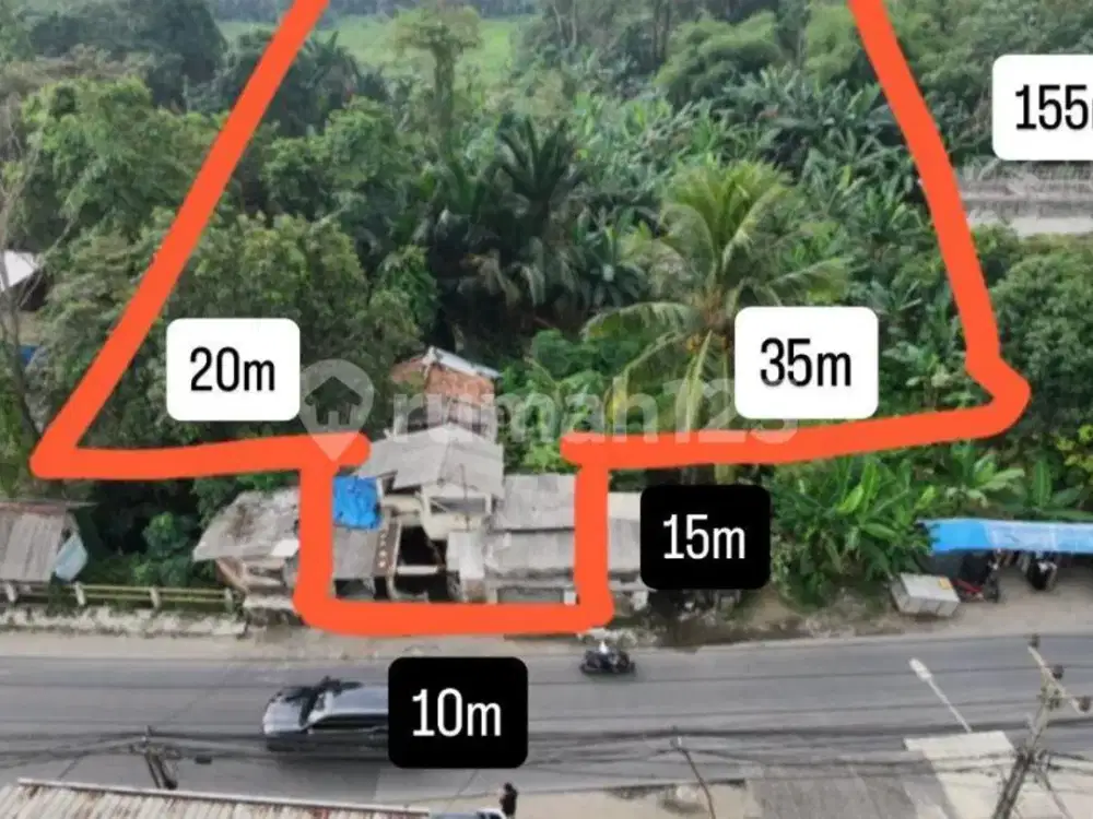 Tanah Pinggir Jalan Lokasi Strategis di Legok, Tangerang