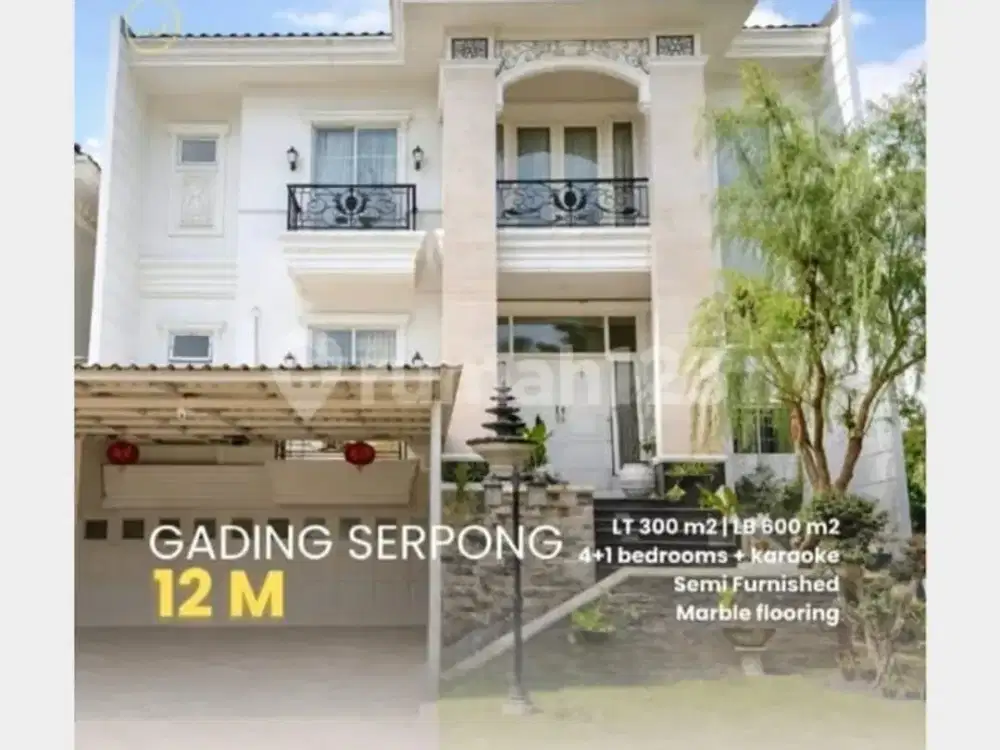 Dijual Rumah Bagus Cluster Aristoteles Gading Serpong, Tangerang