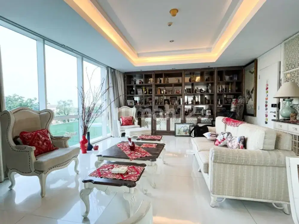 Apartemen Semi Furnished Hook Lantai Rendah View Laut di Pluit