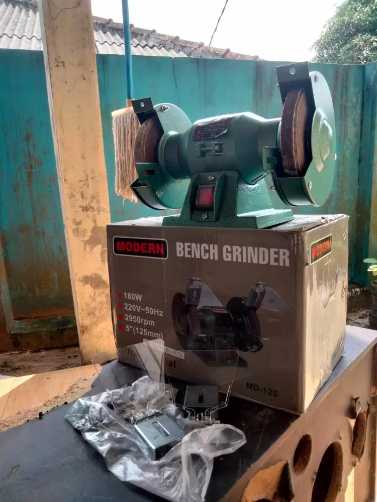 Mesin gerinda duduk/bench grinder uk. 5inch