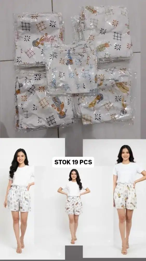 BORONGAN CELANA TIDUR BAHAN RAYON BALI
