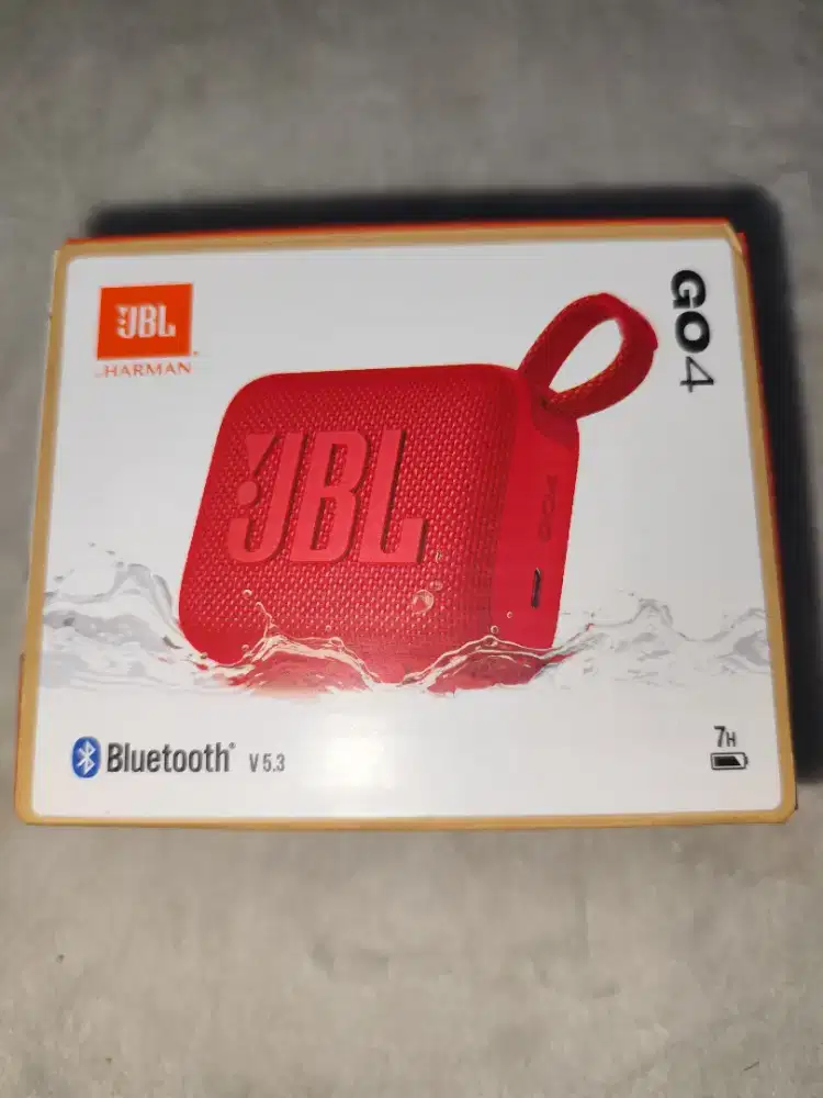Speaker JBL Go 4 Red Bluetooth Wireless Segel Alt Eggel Anker Marshall