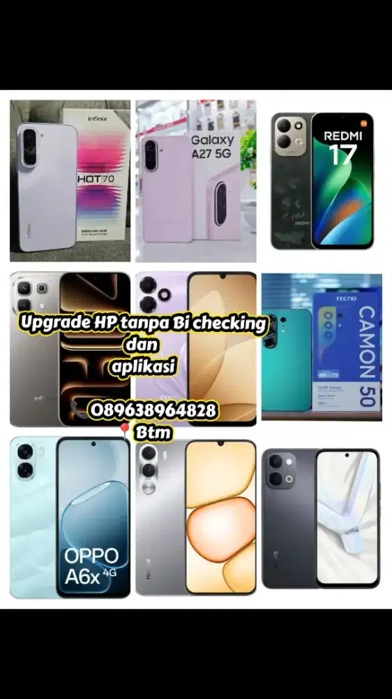 Upgrade HP tanpa Bi checking dan aplikasi
