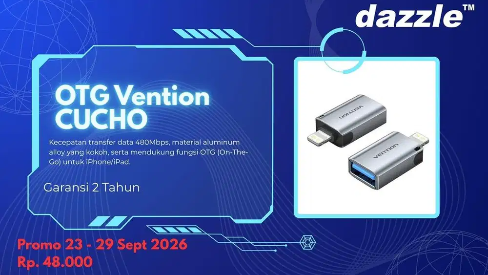 OTG Vention USB to Lightning CUCHO