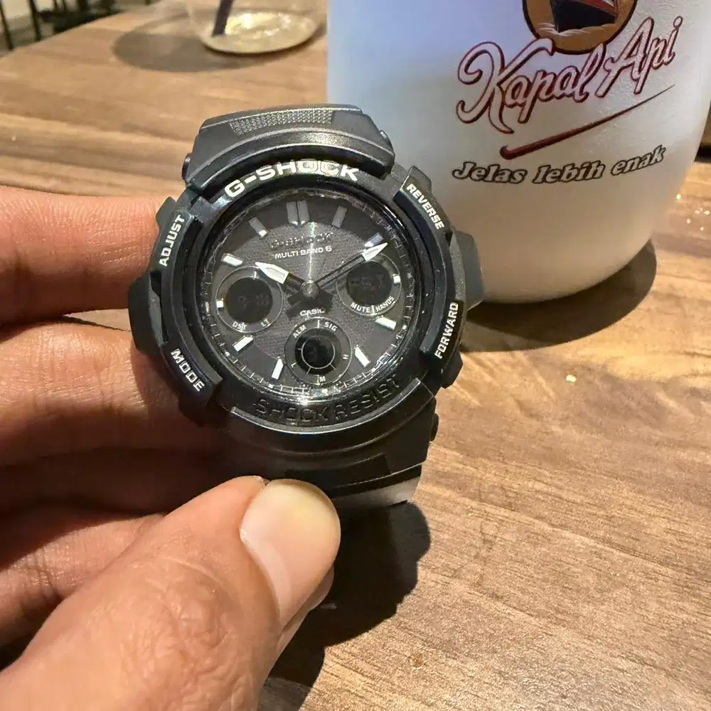 Casio Gshock AWG-M100BW Tough Solar