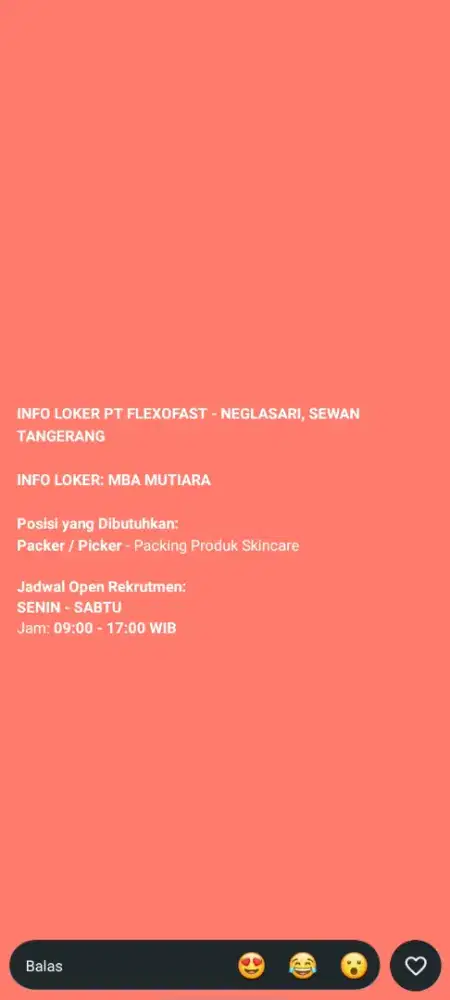 Loker flexso gudang
