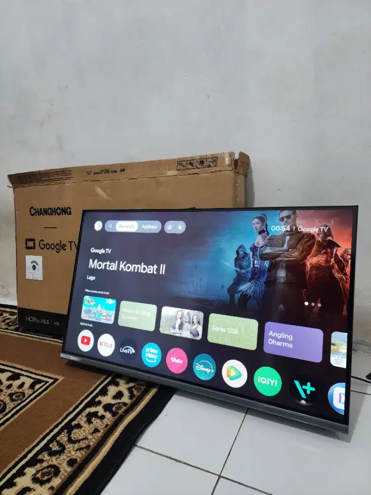 TV Android Changhong 32 inci - mulus normal