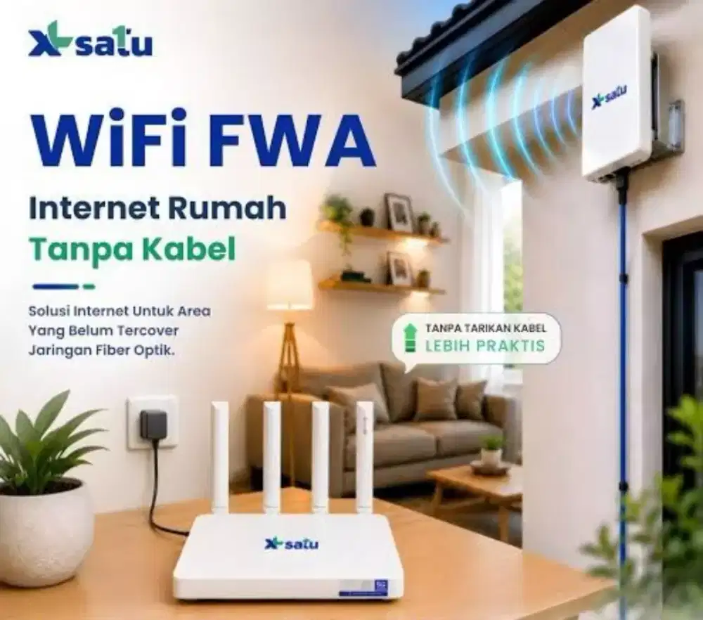 HOT NEW PROMO TERBATAS WIFI INTERNET UNLIMITED XL SATU JABODETABEK