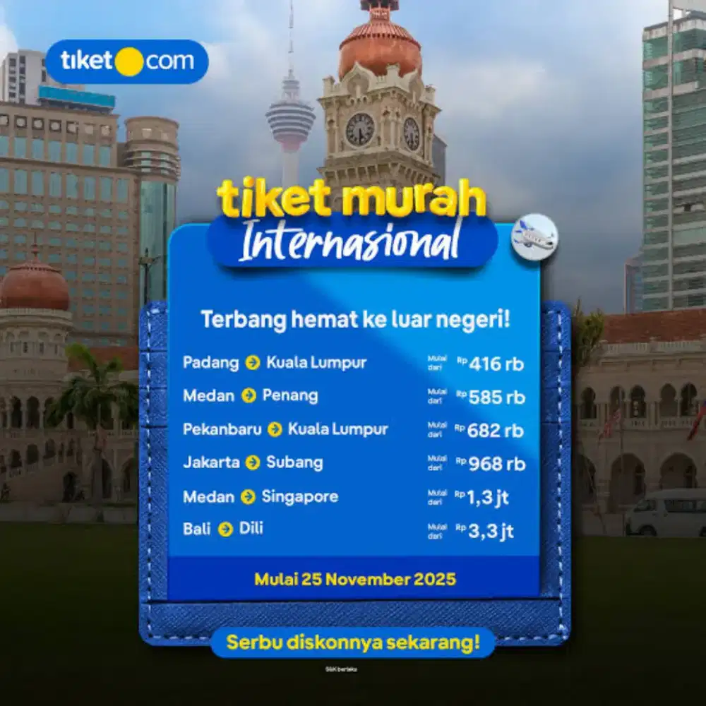 Promo tiket pesawat
