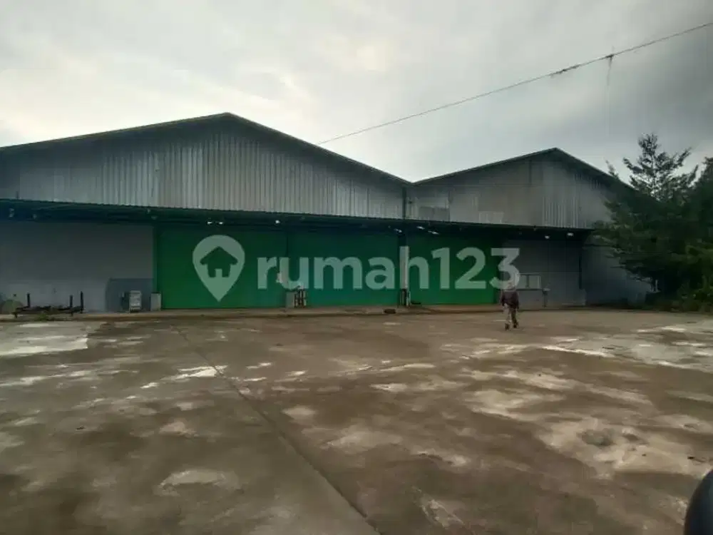 Dijual Gudang Exs Pabrik di Mainroad Bypass Cicalengka Bandung