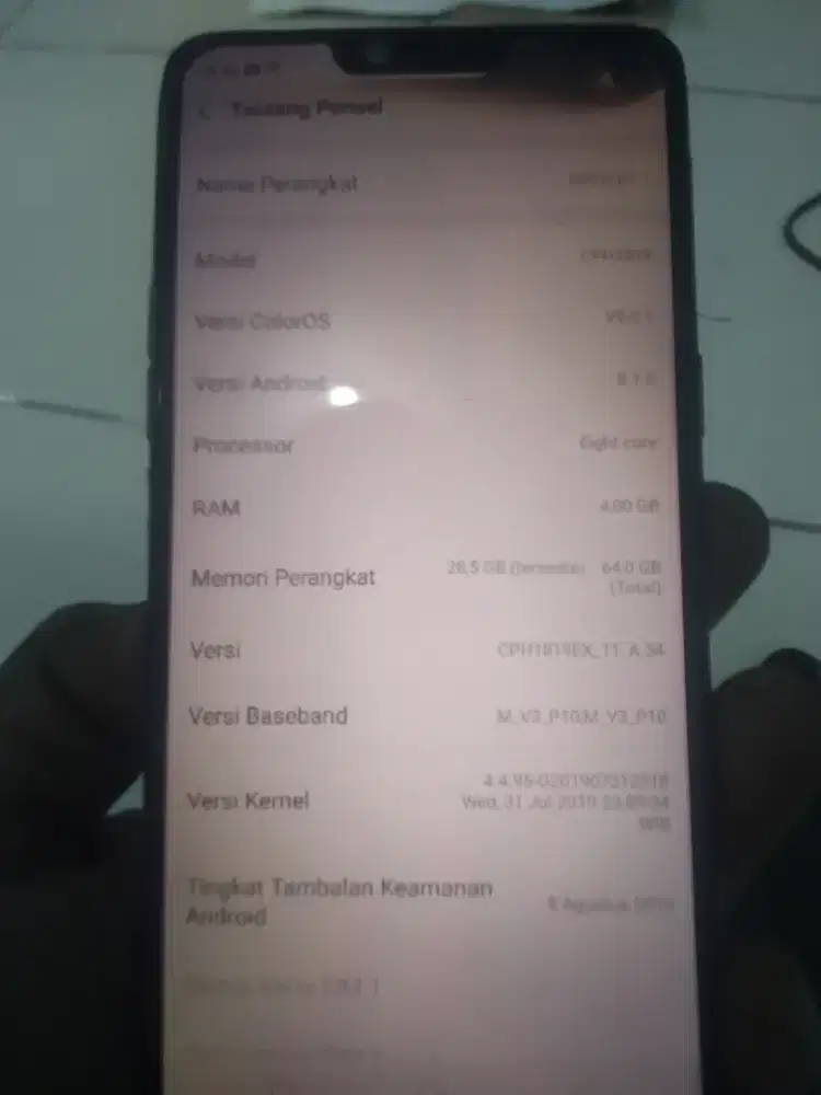 OPPO F7 ram 4/ 64