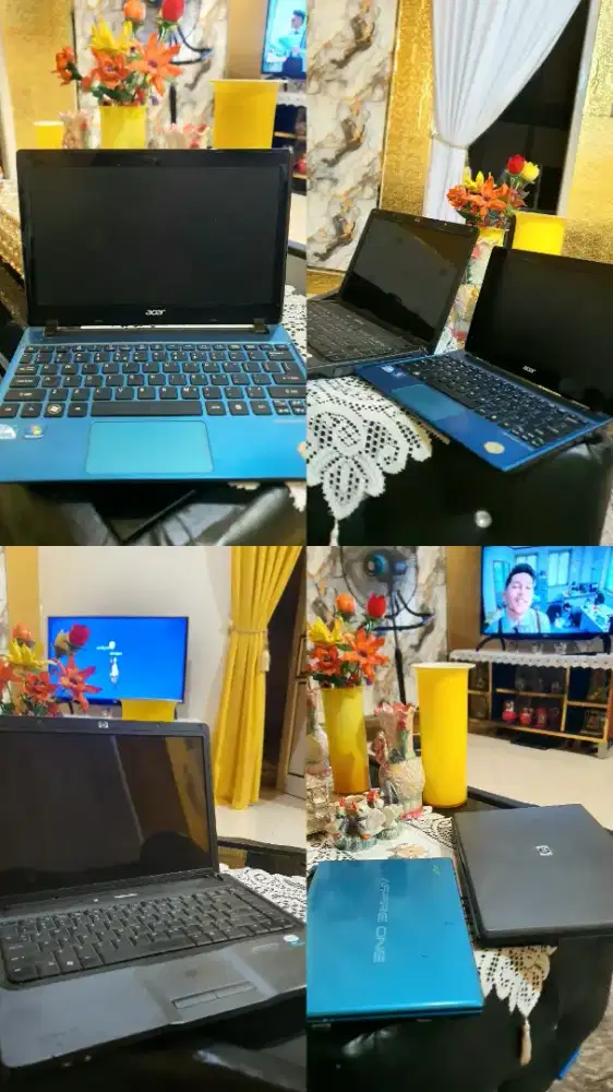 Laptop HP Compact + Notebook Acer Aspire One + HP² minus