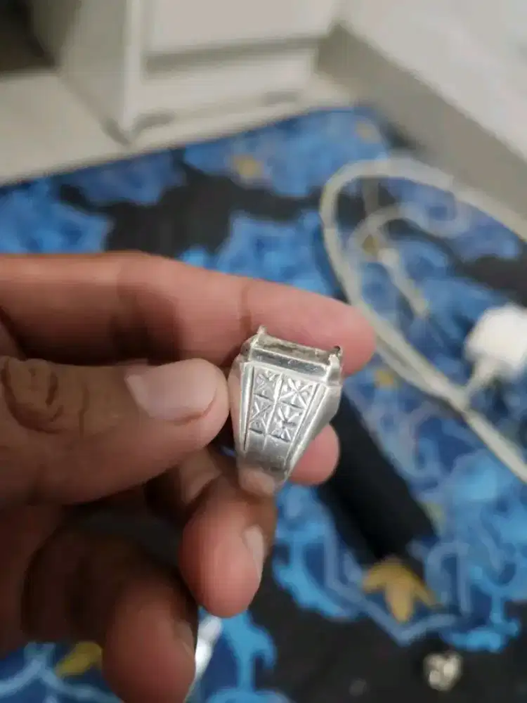 Cincin Perak Size 8
