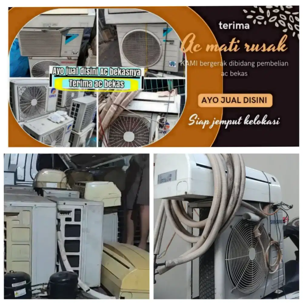 Terima ac bekas rusak