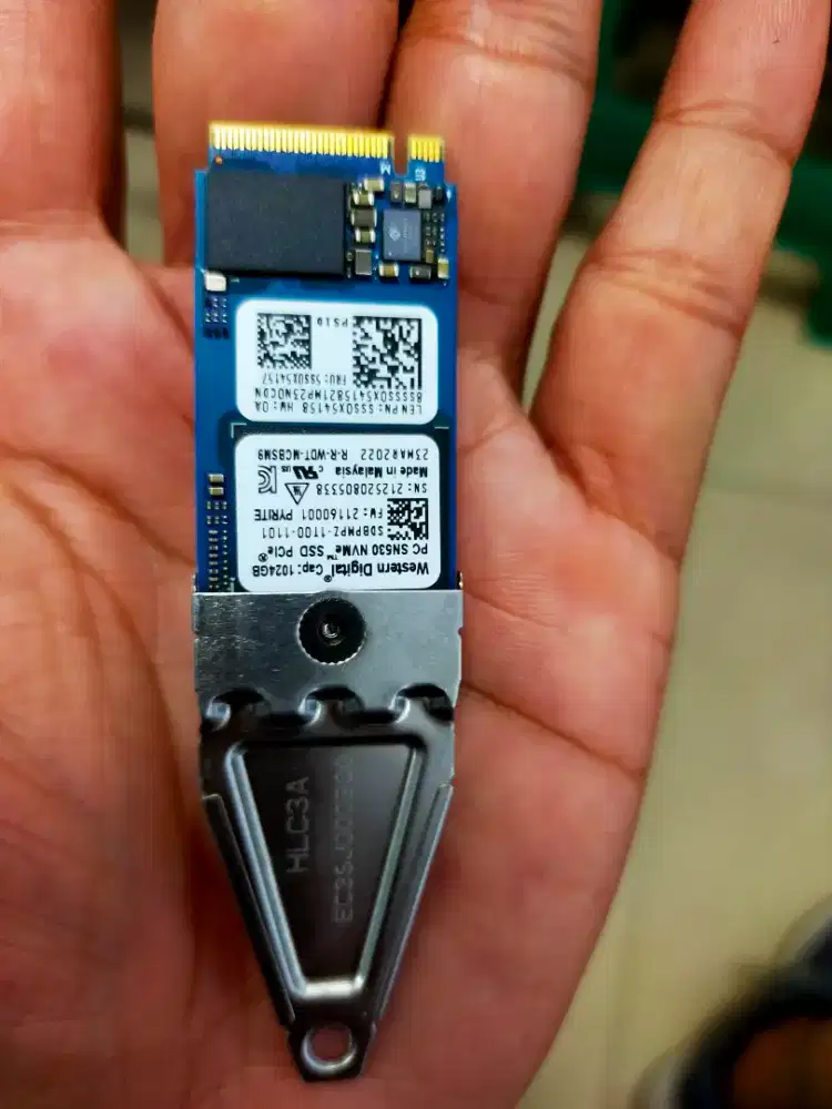 Dijual SSD 1TB/1000GB NVME Merk Western digital PCSN530 NVME PCle 100%