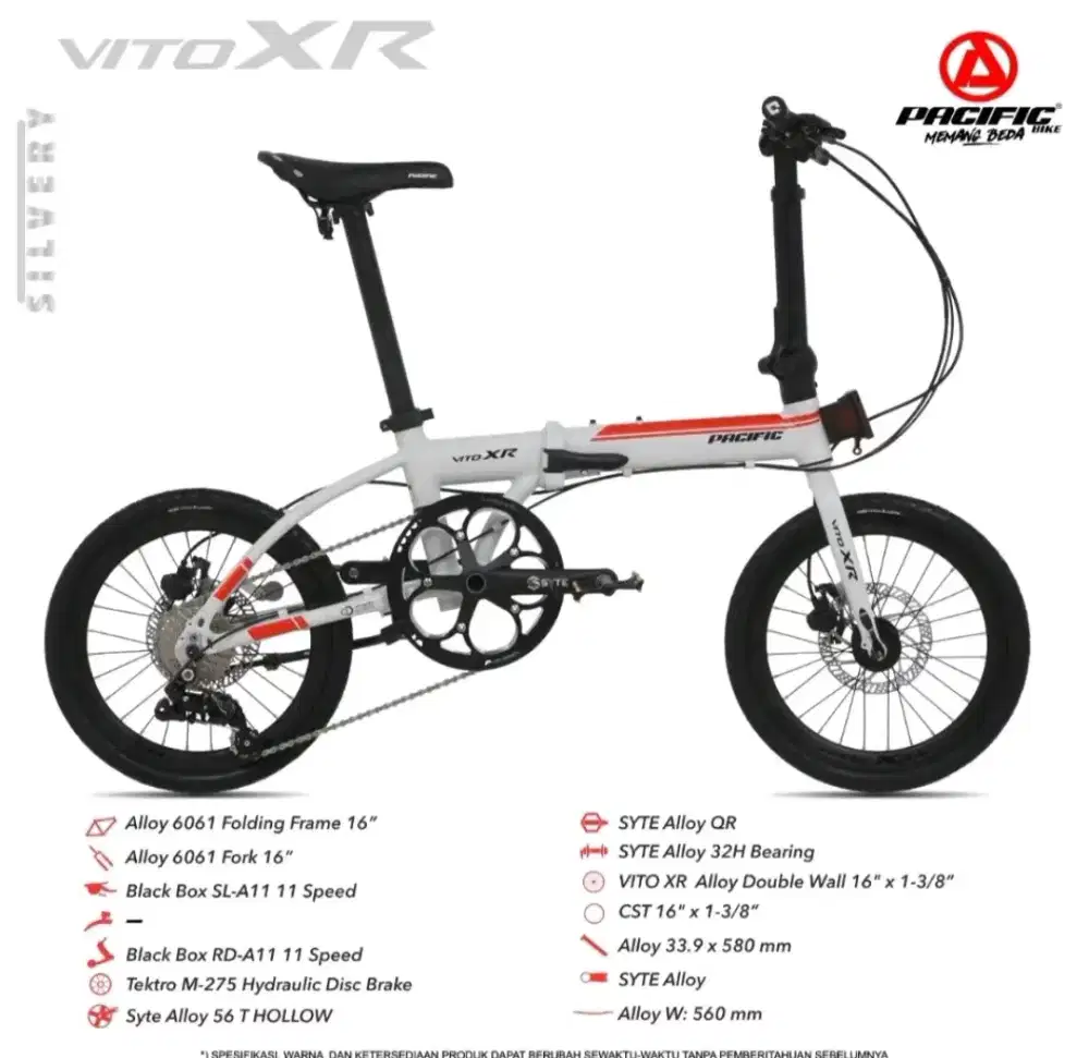 DIJUAL CEPAT SEPEDA VITO XR  16