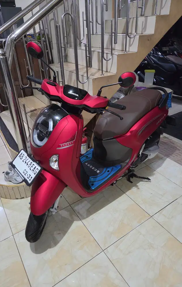 Scoopy keyless merah 2026awal  low km gbm