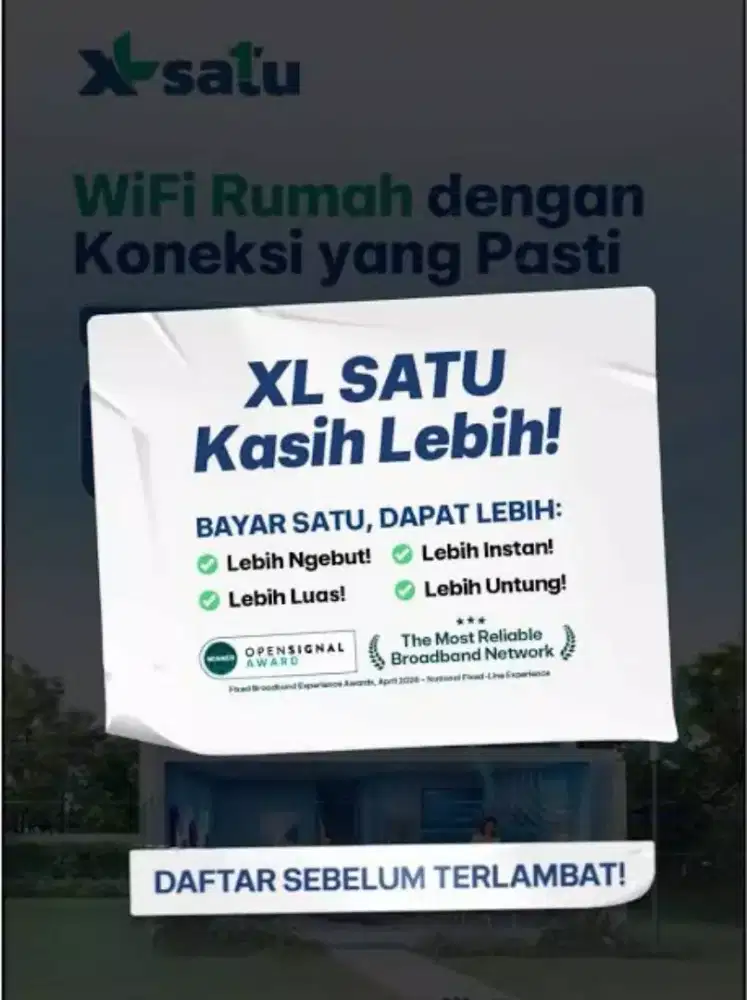 TANPA FUP BATAS PEMAKAIAN WAJAR HANYA XL SATU YANG BENAR UNLIMITED
