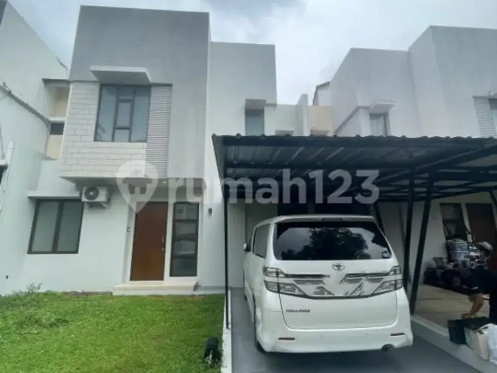 DIJUAL  BU, 3.1 Nego Sampe Deal Rumah The Icon Verdant View Semi Furnished, baru renov siap huni Di BSD