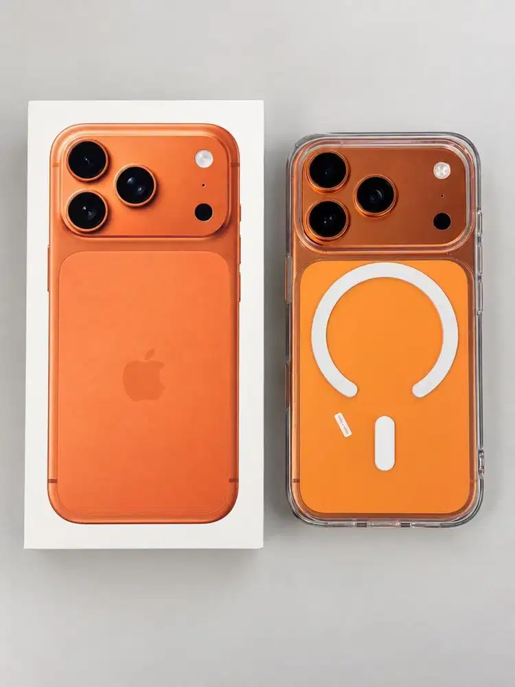 Dijual CEPAT iPhone 17 Pro 256GB – Cosmic Orange | Like New