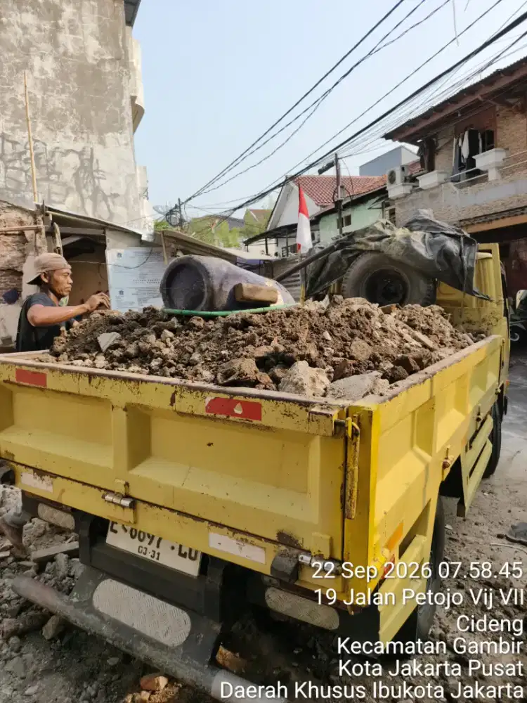 Jasa buang sampah proyek