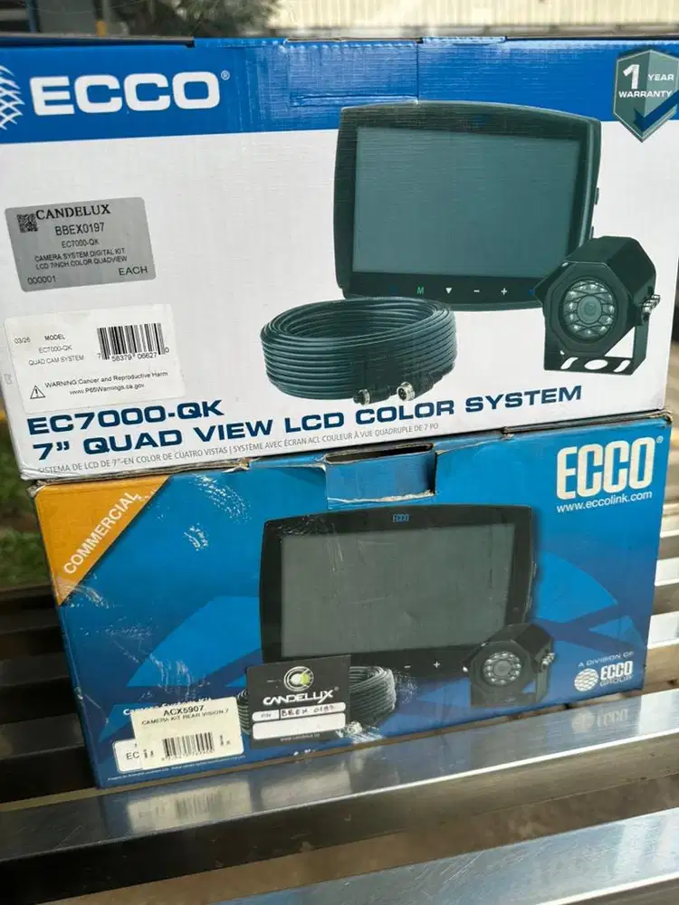 Ecco EC7000-QK Truck Camera Display Monitor Parkir Truck