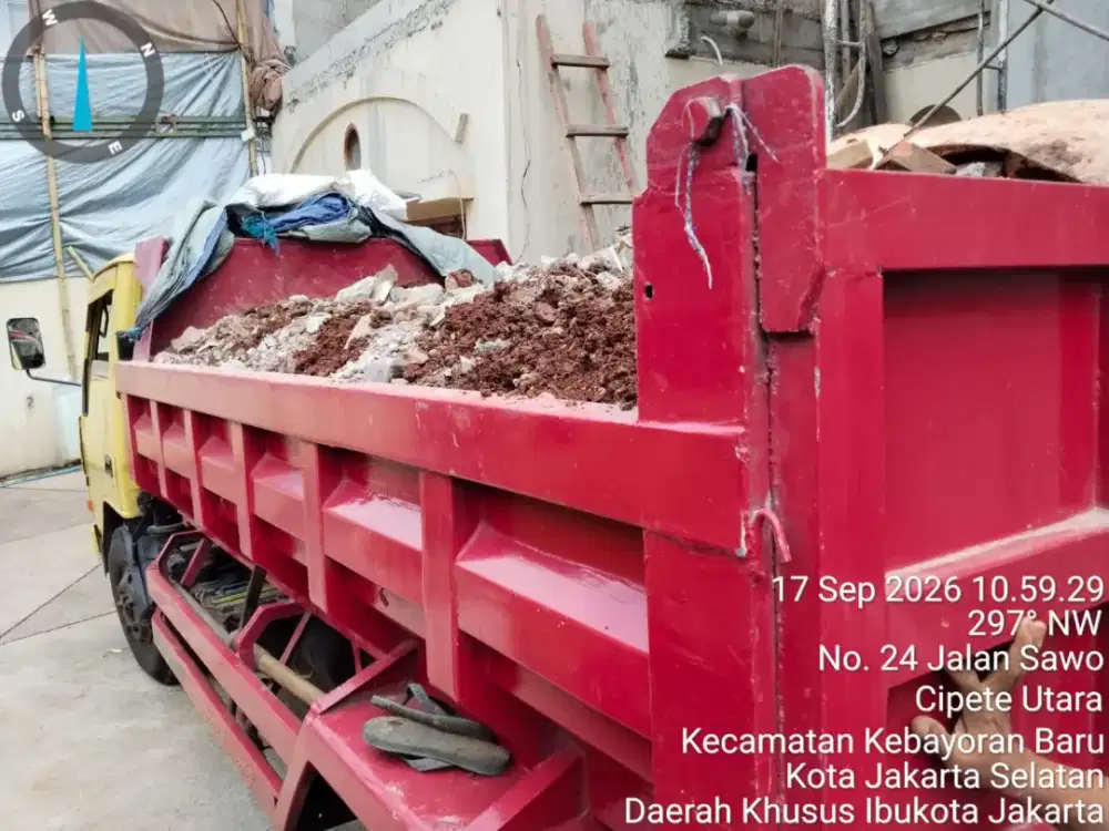 Jasa buang puing dan pengurigan