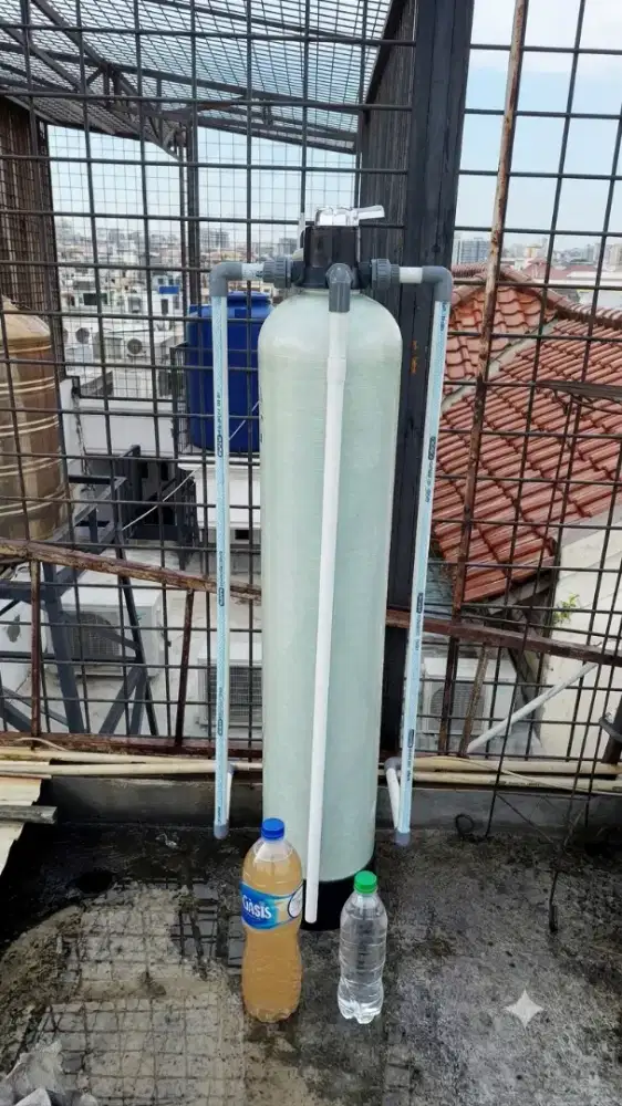 Saringan air filter penjernih air sepaket/saringan air rumahan