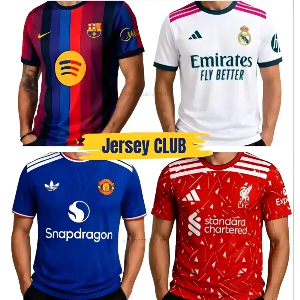 Jersey bola club eropa printing