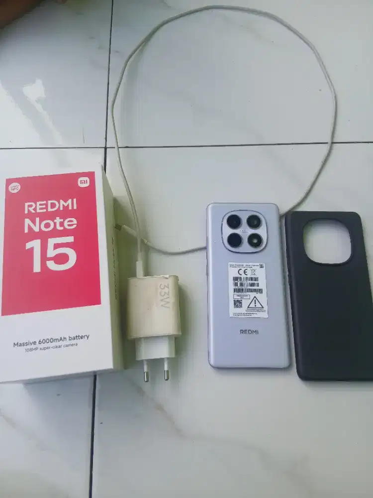 Dijual Xiaomi Redmi Note 15 4G masih mulus baru dipakai 7 bulan