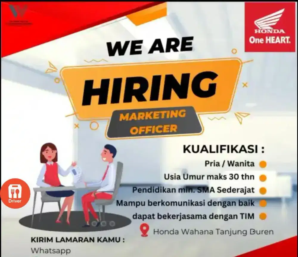 LOWONGAN MARKETING HONDA