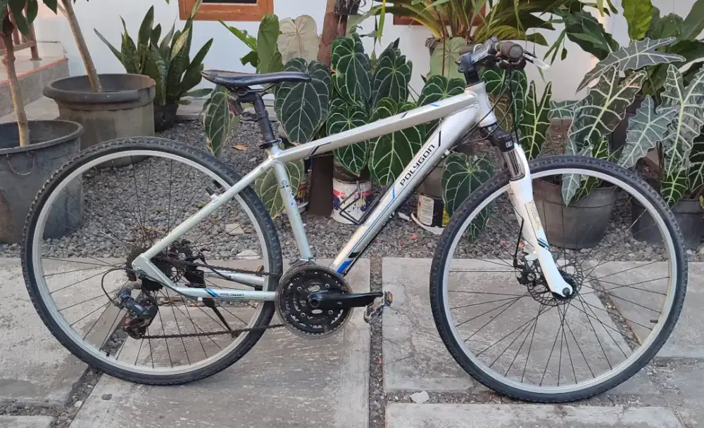 Sepeda Hybrid Polygon Heist 2 Size S 700c bekas warna limited