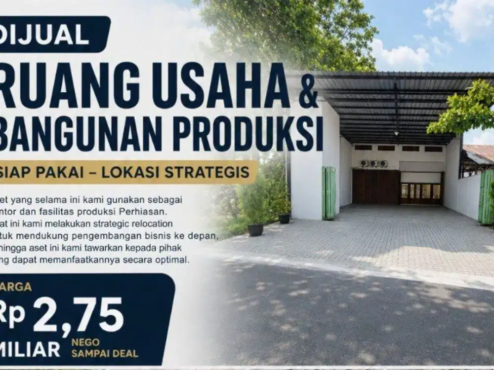 Ruang Usaha Aset Bekas Kantordi Jalan Sugeng Riyadi Banguntapan Bantul