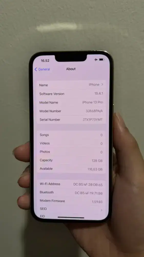 Iphone 13 Pro | Gold | 128 GB | Resmi