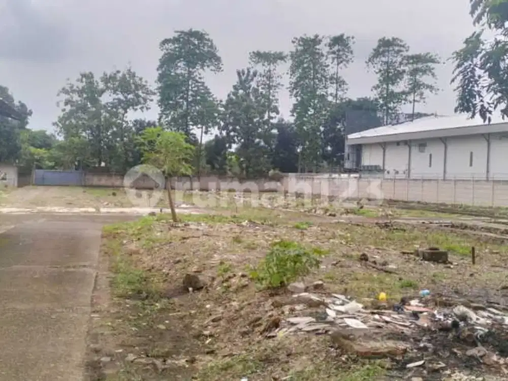 Dijual Tanah Industri 4,7Ha Bonus Gudang dan Mess 3 Lantai Jl Raya Serpong Parung Akses Exit Tol BSD dan Pamulang Full Pagar Akses Cont 40 Feet