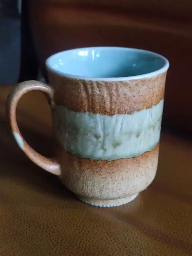 Jual retro gelas teh keramik Kyo maiko japan, tangsel