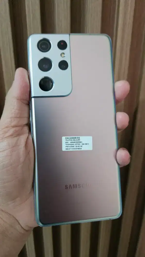 Samsung Galaxy S21 Ultra 16/512 Gb Silver Sein Mulus Murah