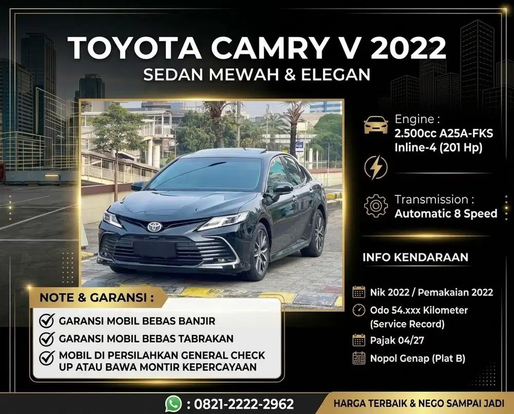 TOYOTA Camry V 2022 / Super Condition