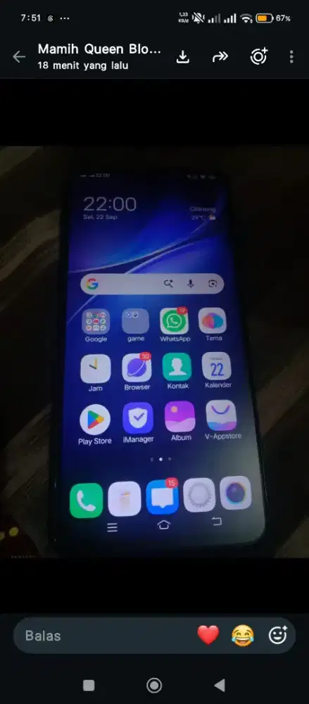 Vivo ram 6gb second