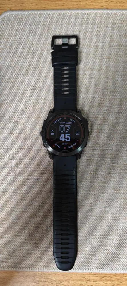 Smartwatch Garmin fēnix 7X Sapphire Solar Black Titanium 51mm