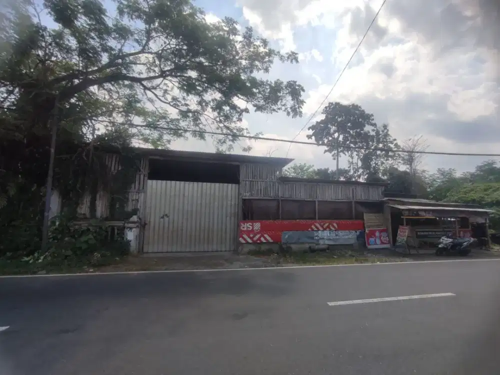 DIJUAL TANAH LUAS PINGGIR JALAN COCOK UNTUK BANGUN GUDANG DEKAT KOTA