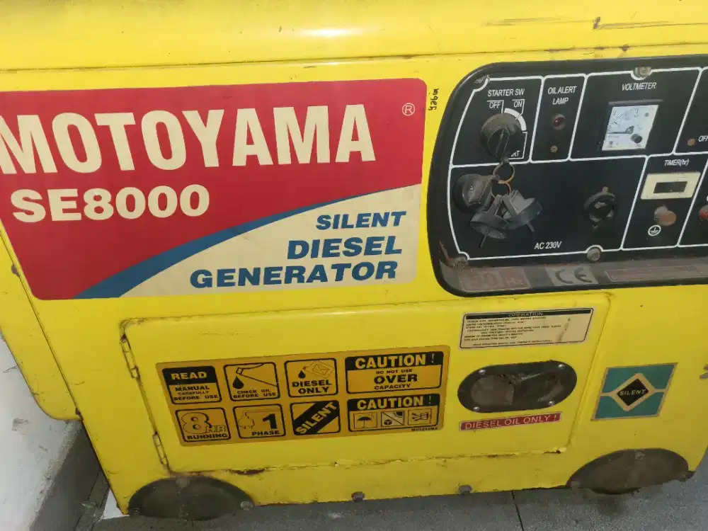 Genset Motoyama SE8000