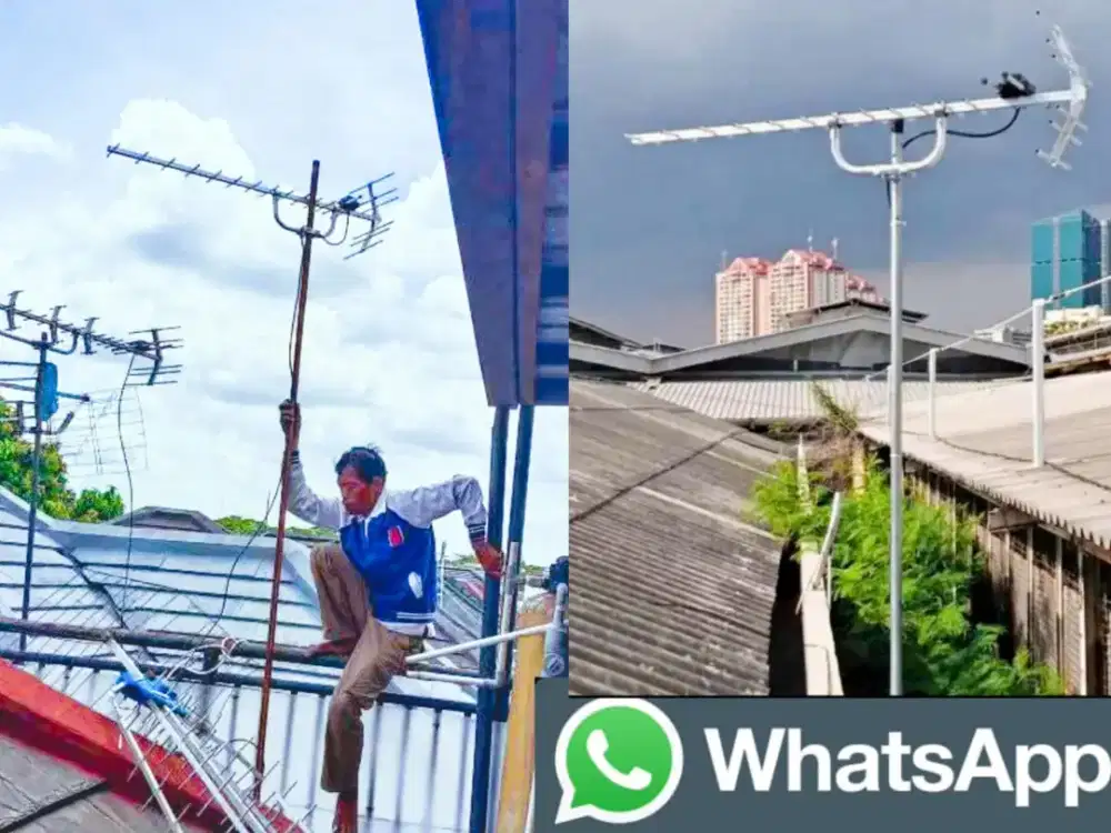Instalasi Tukang Ahli Pasang Sinyal Antena Uhf Siaran Digital