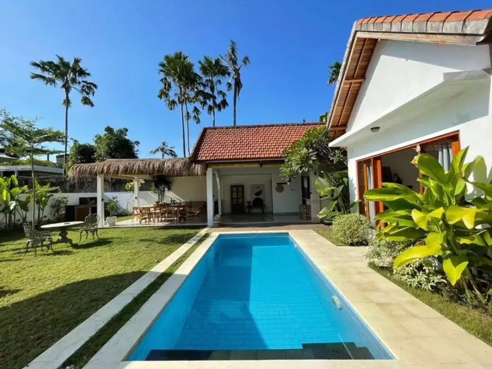 Yearly Rental - Large 3BR Villa with Private Pool in Canggu, Bali