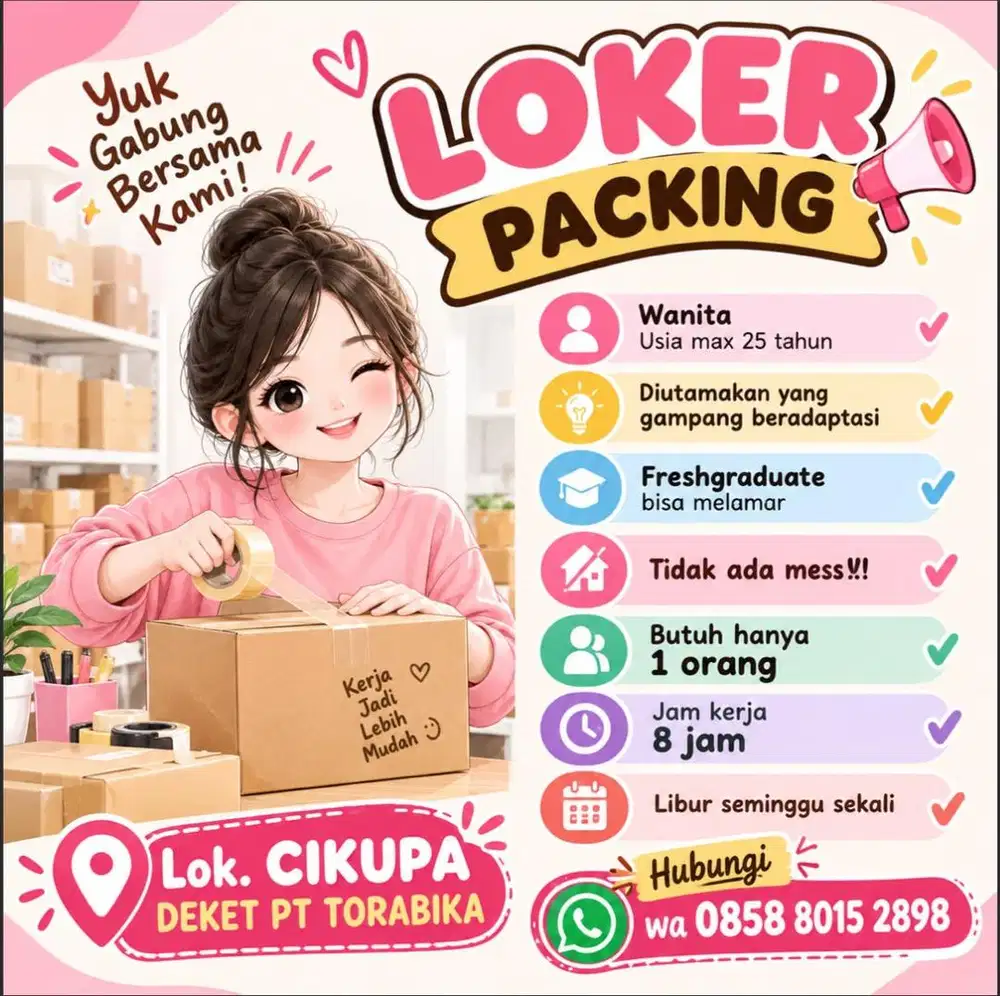 LOKER PACKING(URGENT)