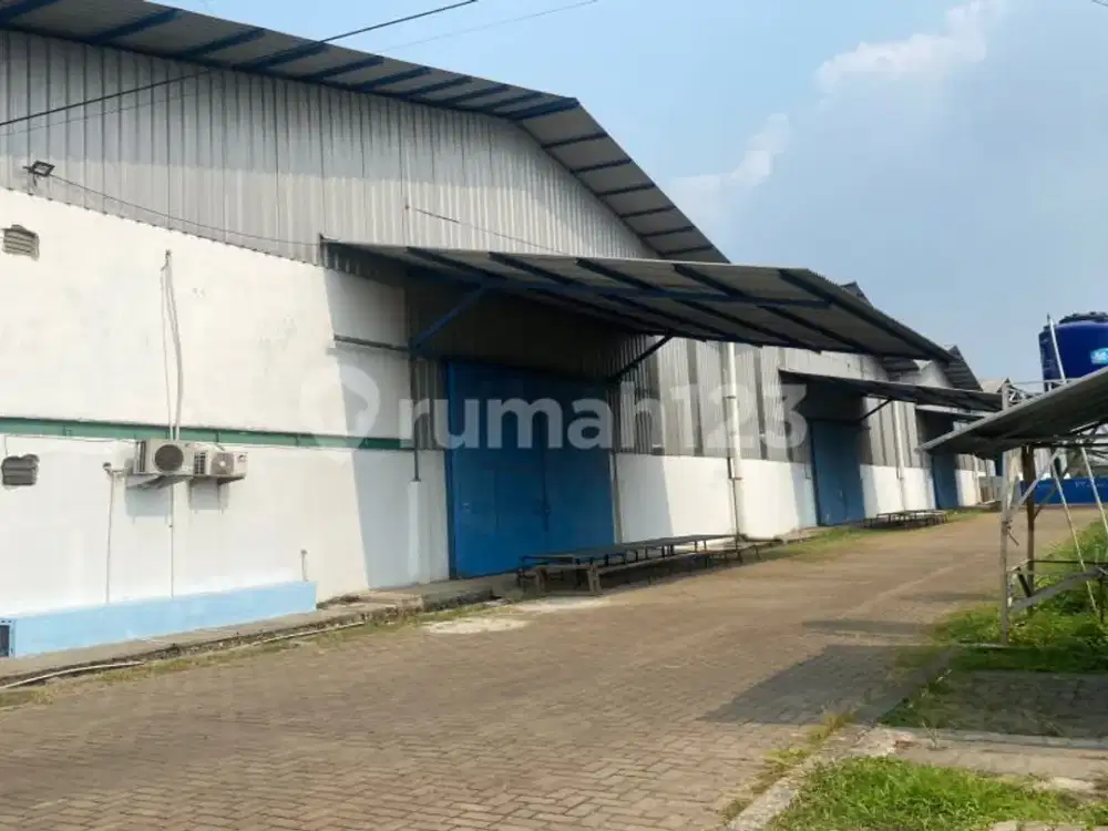 Gudang bagus di cikupa akses dekat tol security nonstop