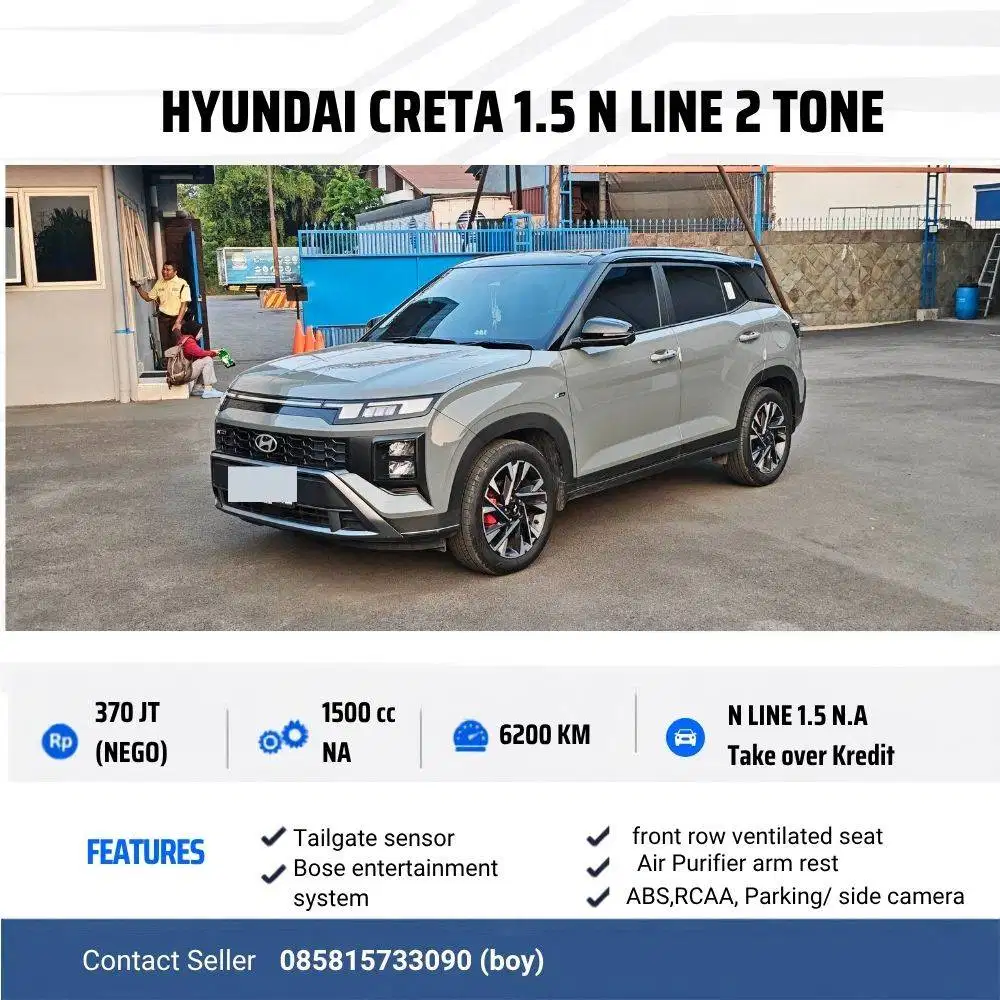 Hyundai Creta 1.5 N Line Two tone Take over