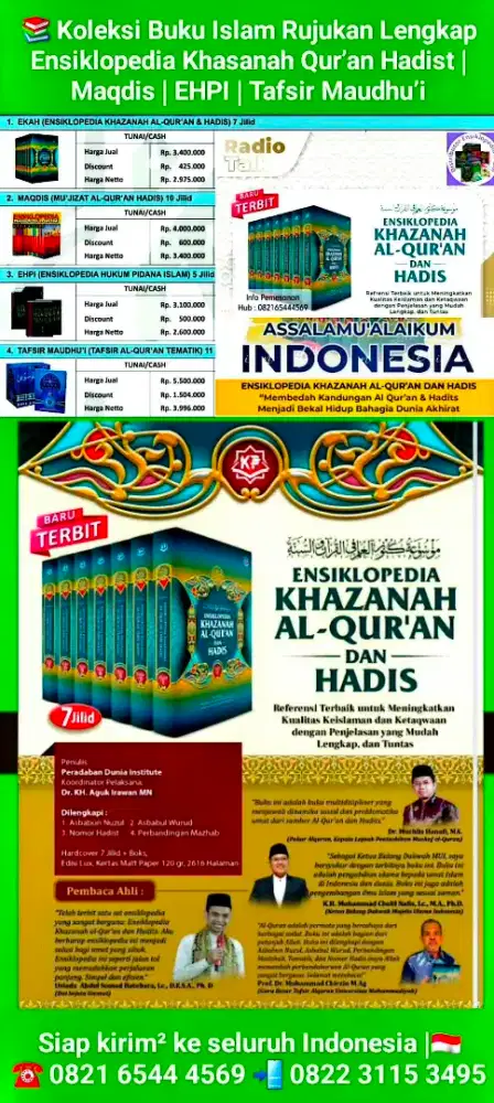 Koleksi Buku Islam Rujukan Lengkap - Ensiklopedia, Tafsir & Maqdis Ori